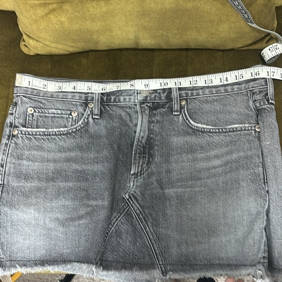 Agolde Jeanette Mini Skirt in East Village size 30 - Picture 8 of 12